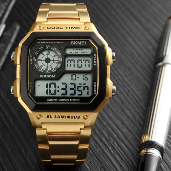 Годинник наручний Skmei 1335GD Gold