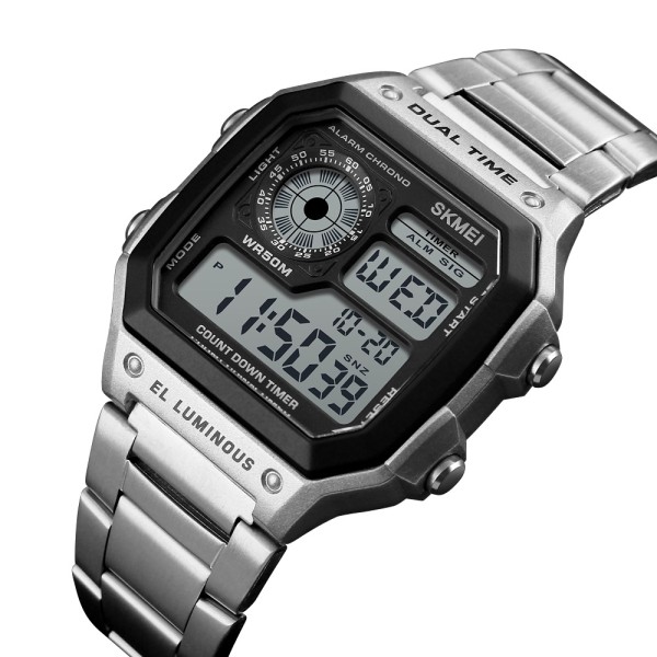 Годинник наручний Skmei 1335SI Silver
