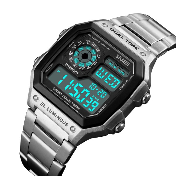 Годинник наручний Skmei 1335SI Silver