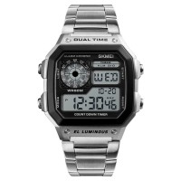 Годинник наручний Skmei 1335SI Silver