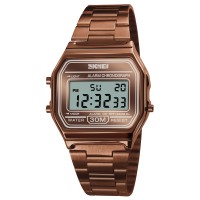 Годинник наручний Skmei 1123CG Coffee Gold