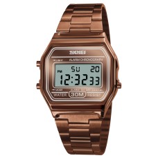 Годинник наручний Skmei 1123CG Coffee Gold