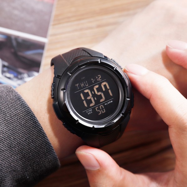 Годинник наручний Skmei 1535BKBK Black-Black