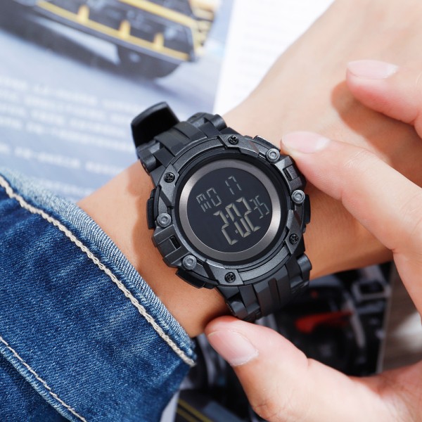 Годинник наручний Skmei 1545BKBK Black-Black