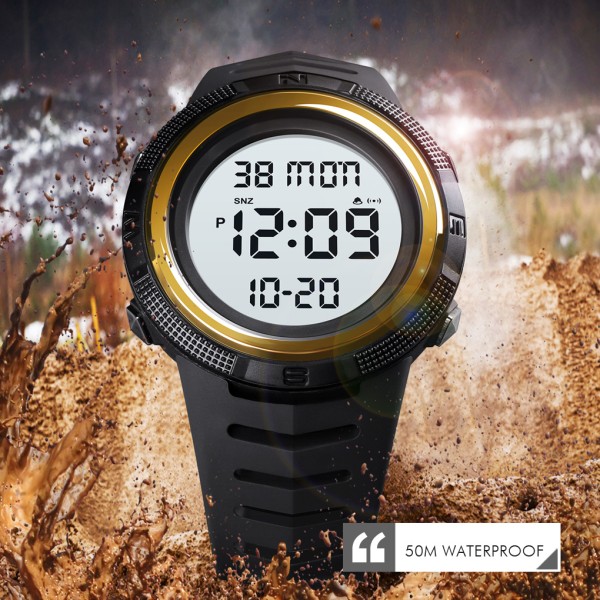 Годинник наручний Skmei 1632GDWT Gold-White