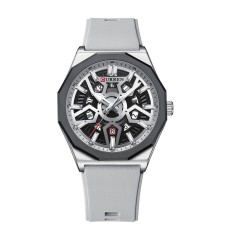 Годинник наручний Curren 8437 Silver-White