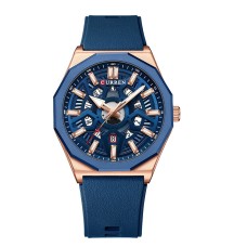 Годинник наручний Curren 8437 Gold-Blue