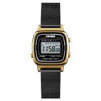 Годинник наручний Skmei 1901MHGDBK Gold-Black Mesh