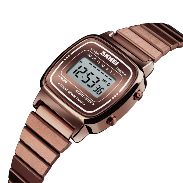 Годинник наручний Skmei 1901SCF Cofee Steel