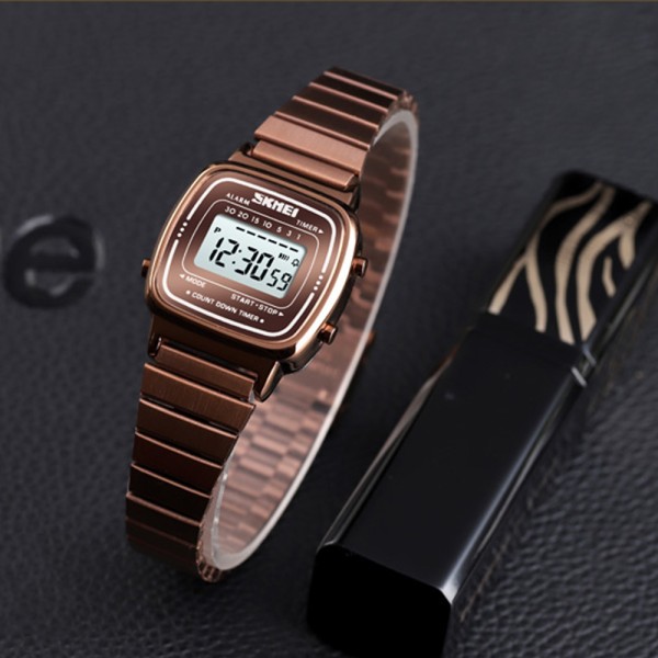 Годинник наручний Skmei 1901SCF Cofee Steel