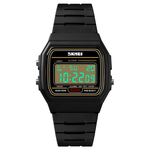 Годинник наручний Skmei 1412BKGD Black-Gold