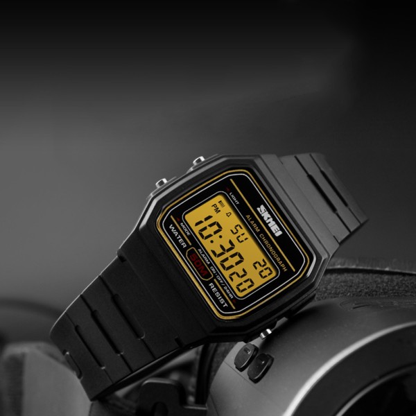 Годинник наручний Skmei 1412BKGD Black-Gold