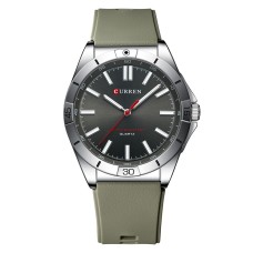 Годинник наручний Curren 8449 Silver-Black-Grey