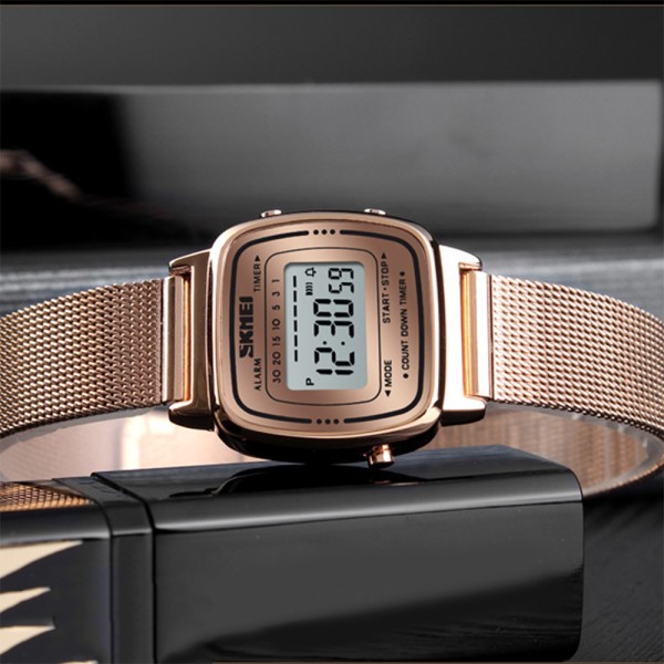 Годинник наручний Skmei 1901MHRG Rose Gold Mesh