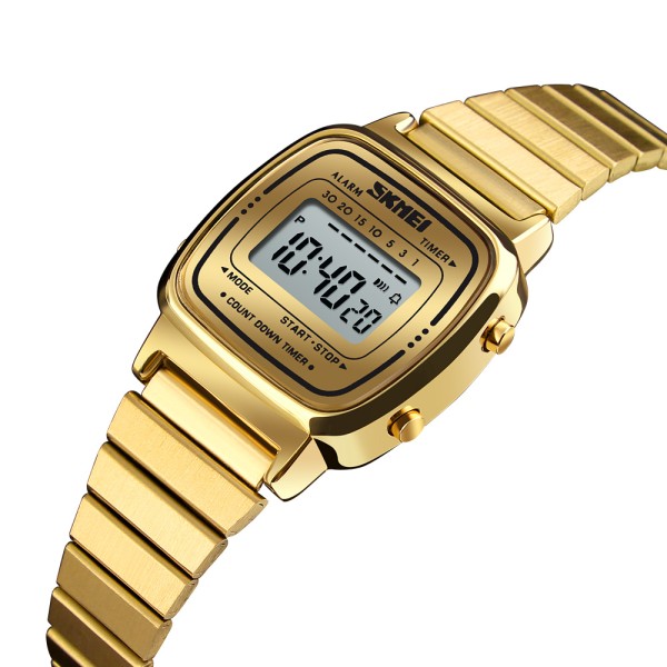 Годинник наручний Skmei 1901SGD Gold Steel