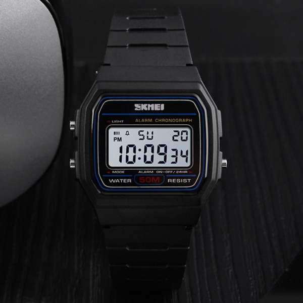 Годинник наручний Skmei 1412BKWT Black-White