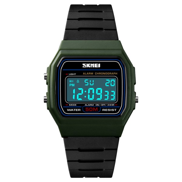 Годинник наручний Skmei 1412AG Army Green