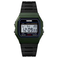 Годинник наручний Skmei 1412AG Army Green