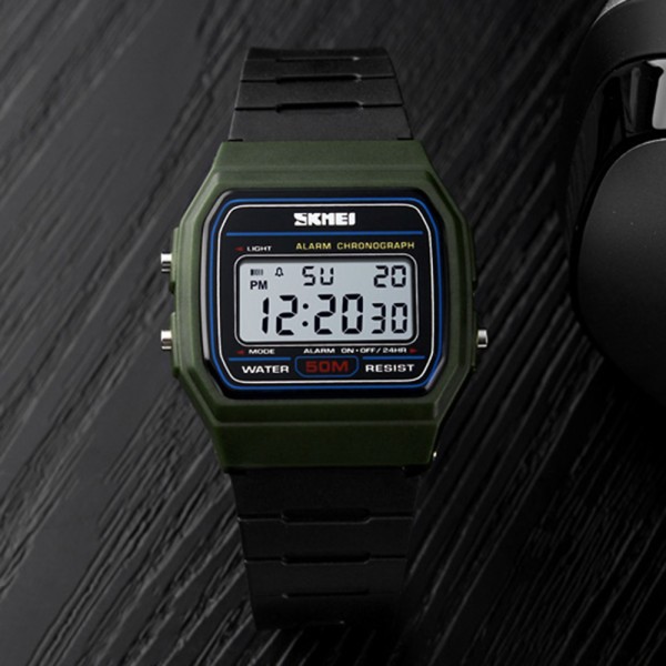 Годинник наручний Skmei 1412AG Army Green