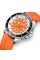 Годинник наручний Curren 8448 Silver-Orange