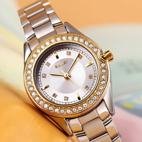Годинник наручний Skmei 1534GDSI Gold-Silver