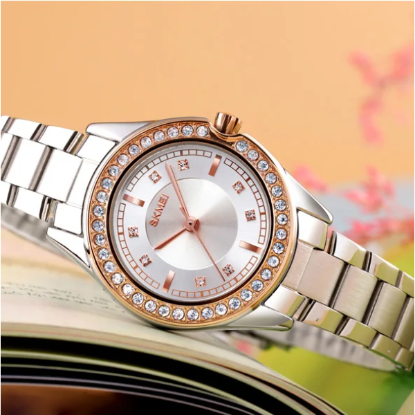 Годинник наручний Skmei 1534GDSI Gold-Silver