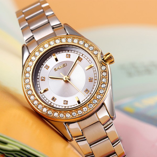 Годинник наручний Skmei 1534GDSI Gold-Silver