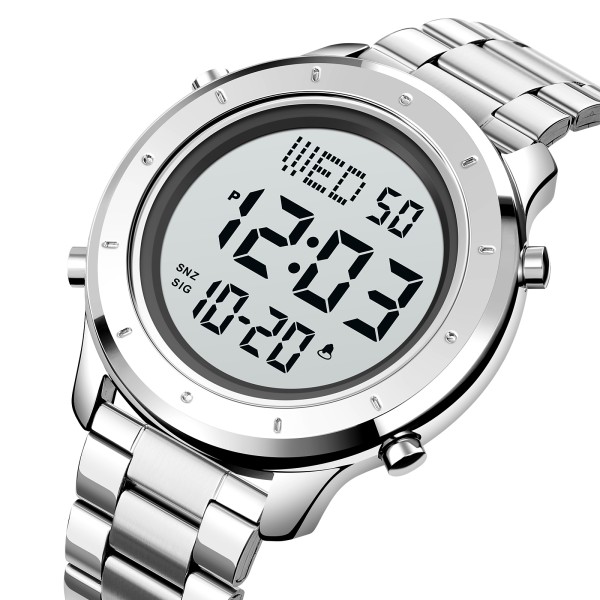 Skmei 1864SSIWT Silver/White Steel