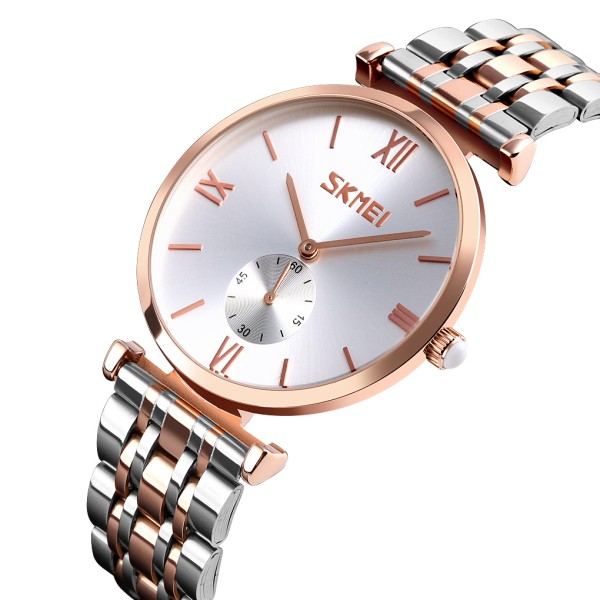 Годинник наручний Skmei 9198TRGSI-B Rose Gold-Silver/Silver MenMen