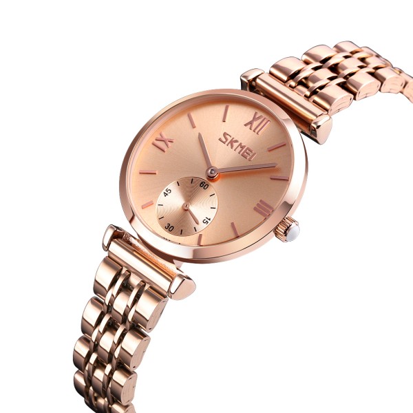 Годинник наручний Skmei 9198RGRG-B Rose Gold-Rose Gold