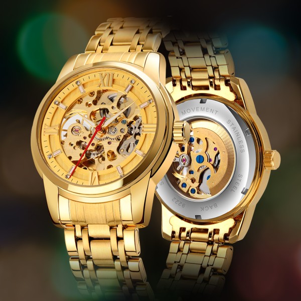 Годинник наручний Skmei 9222GDGD Gold-Gold.