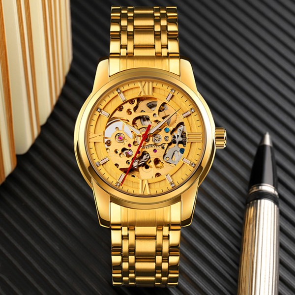 Годинник наручний Skmei 9222GDGD Gold-Gold.