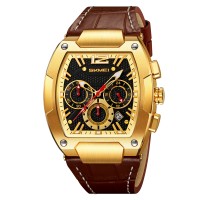Годинник наручний Skmei 9357GDBN Gold-Brown