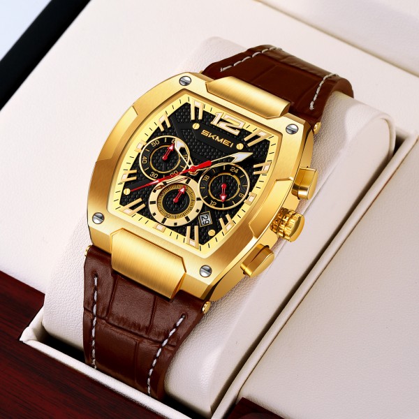 Годинник наручний Skmei 9357GDBN Gold-Brown