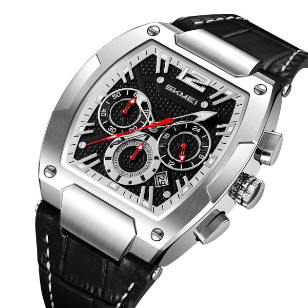 Годинник наручний Skmei 9357SIBK Silver-Black