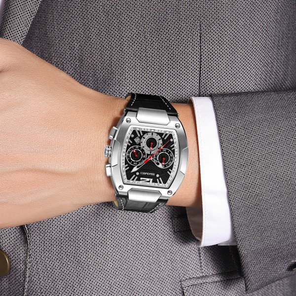 Годинник наручний Skmei 9357SIBK Silver-Black