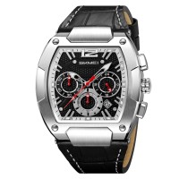 Годинник наручний Skmei 9357SIBK Silver-Black