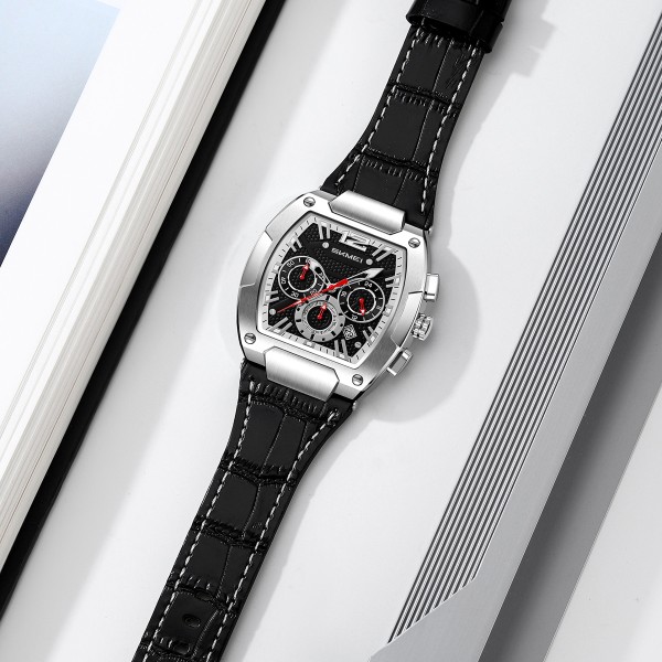 Годинник наручний Skmei 9357SIBK Silver-Black