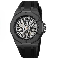 Годинник наручний Skmei M036PBK Black Steel