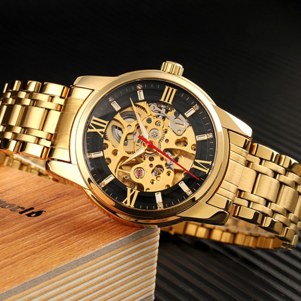 Годинник наручний Skmei 9222GDBK Gold-Black.