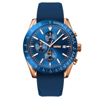 Годинник наручний Skmei 9253PRGBU Rose Gold-Blue Sil