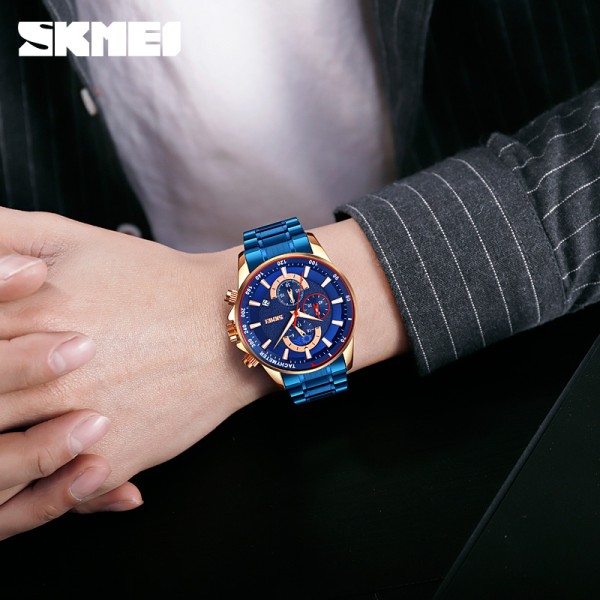 Skmei 9250RGBU Rose Gold-Blue SALE