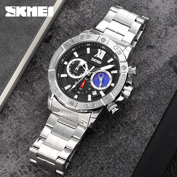 Skmei 9235SIBK Silver-Black
