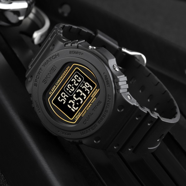 Годинник наручний Skmei 1776BKBK Black-Black