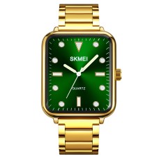 Годинник наручний Skmei 1954GDGN-SP Gold-Green Sun Pattern