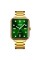 Годинник наручний Skmei 1954GDGN-SP Gold-Green Sun Pattern