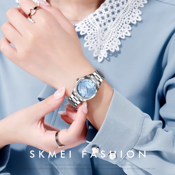 Годинник наручний Skmei 1620SIBU Silver-Blue