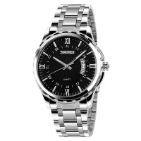 Годинник наручний Skmei 9069SIBK Silver-Black