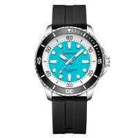 Годинник наручний Curren 8448 Silver-Blue-Black