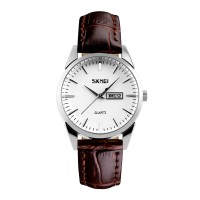 Годинник наручний Skmei 9073SIWT-S Silver-White lady